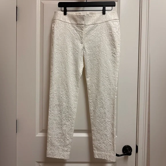 Ann Taylor Loft women’s white Marisa Skinny pants~ Size 6 - Picture 6 of 10